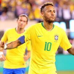Neymar estrena la capitanía con gol y victoria en EE UU