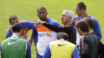 Van Marwijk con Holanda 2010.