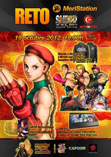 Enfréntate en directo en MeriStation TV a la jugadora WDM Nercromina en Super Street Fighter IV