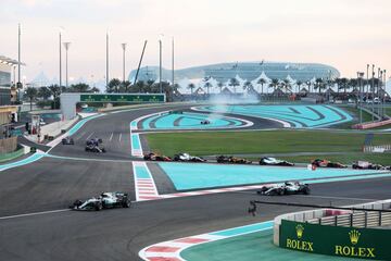 Bottas gana la última carrera de la temporada