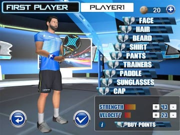 El juego de p&aacute;del para m&oacute;vil Heroes Of Padel.