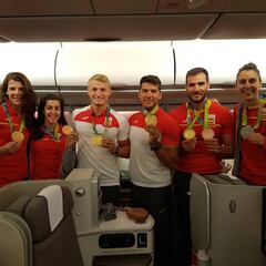 Llegan los héroes olímpicos