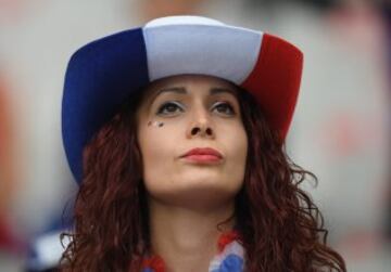 The beautiful game spills into the stands of the Euro 2016 venues