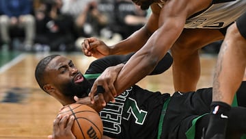 Celtics star fined for referee comments: What did Jaylen Brown say?