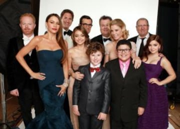 El elenco de Modern Family, una comedia de gran éxito tanto por parte de público como de crítica.