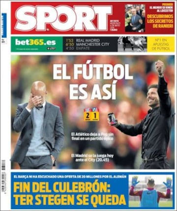 Portadas de la prensa mundial