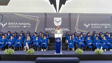 Los valores marcan la graduaci¨®n de la Rafa Nadal Academy