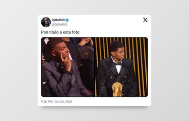 Los mejores memes del Balón de Oro 2023