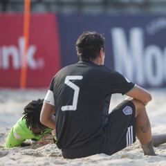 Enjambre de abejas visita al Tri de Playa durante Premundial