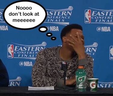 Kyle Lowry alucinó con las estadísticas del Cavs-Raptors