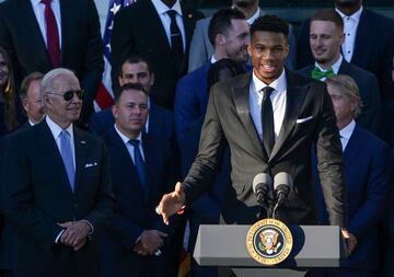 Así fue la visita de los Bucks a la Casa Blanca