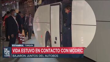 La nueva imagen de Modric sin mascarilla con Vida 2 horas antes del positivo que enciende todas las alertas