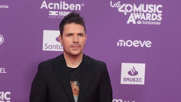 El cantante Dani Martín durante el photocall previo a la entrega de Los40 Music Awards Santander 2025, en el Roig Arena, a 7 de noviembre de 2025, en Valencia, Comunidad Valenciana (España). Esta edición marca el 20º aniversario de los premios, considerados uno de los eventos musicales más importantes de España y del ámbito internacional.
07 NOVIEMBRE 2025;MÚSICA;FAMOSOS;CANTANTES;LOS 40;POSADO;PHOTOCALL
Jorge Gil / Europa Press
07/11/2025