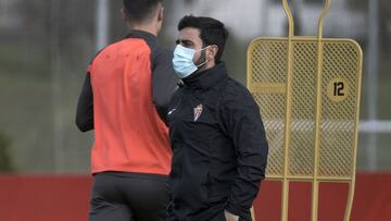 David Gallego: "La plantilla del Sporting tiene muh¨ªsimo nivel"