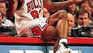 <b>TODO UN ESPECTÁCULO.</b> Con la camiseta de los Bulls en una imagen de archivo.