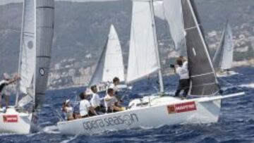 EL J80 &#039;Open Season&#039; navegando en la bah&iacute;a de Palma.