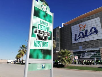 El color del Santos Laguna contra Monterrey desde Torreón