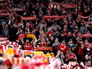 Despite being banned by UEFA, fans of the Turkish club managed to get inside Liverpool’s stadium for the game.