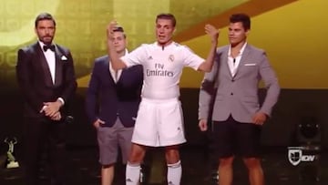 La imitación más 'desafiante' de Cristiano por Univisión