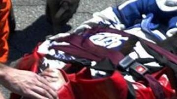 <b>ACCIDENTE</b>. Ralf sufrió un fuerte accidente en el circuito de Indianápolis.