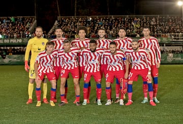 Equipo del Atlético de Madrid.