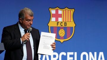 In response to the ‘Caso Negreira’ investigation the Barça chief gave an explosive public address from Camp Nou.