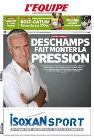 Portadas de la prensa deportiva