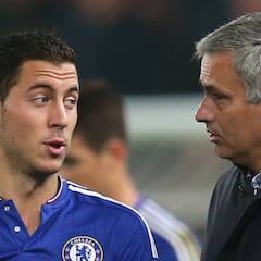 Dardo de Hazard a Mourinho