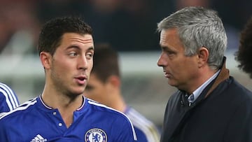 Dardo de Hazard a Mourinho