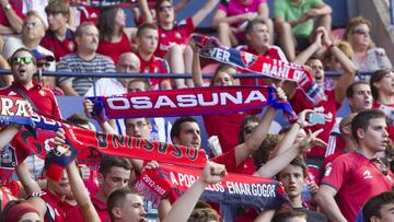 Seguidores de Osasuna.