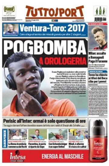 Portadas de la prensa deportiva