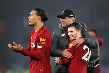 Robbo gets a post-match Klopp hug.