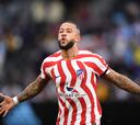 Memphis se estrena como titular en el Atlético