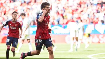Abde celebra un gol al Elche.