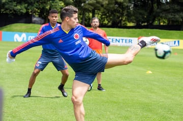 La Selección Colombia entrena en Bogotá pensando en el amistoso del domingo contra Perú. 