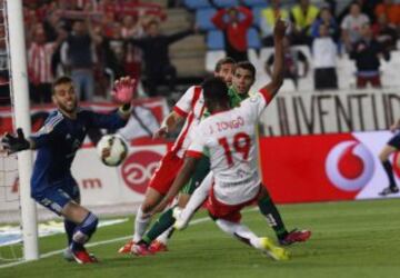 2-2. Zongo anotó el tanto del empate.