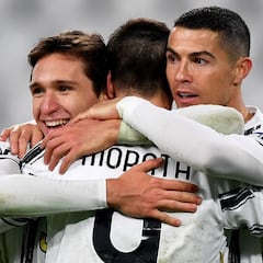 La Juve golea con CR750 y un Morata de récord