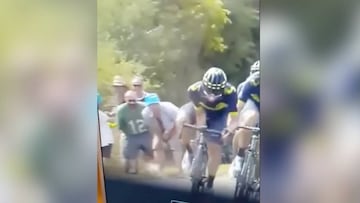 Esto te pasa si le haces un 'calvo' al pelotón: mira como reaccionan