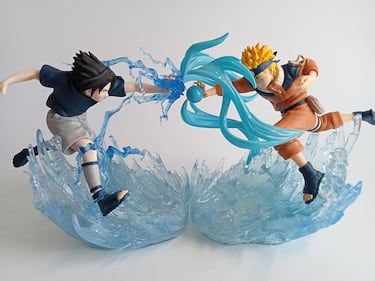 Naruto y Sasuke colisionan con sus famosas técnicas en dos electrizantes figuras combinables