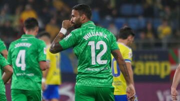 Willian José, ante el Cádiz.