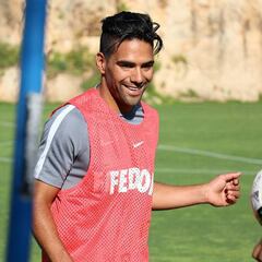 Falcao reaparece y hace trabajo diferenciado con Mónaco