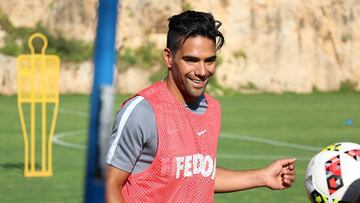 Falcao reaparece y hace trabajo diferenciado con Mónaco