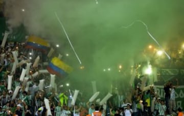 Atlético Nacional y River Plate igualaron 1-1 en la primera final de la Copa Sudamericana. 