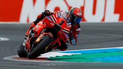 MotoGP - TT Assen Grand Prix - TT Circuit Assen, Assen, Netherlands - June 30, 2024 Ducati Lenovo Team's Francesco Bagnaia in action during the race REUTERS/Piroschka Van De Wouw