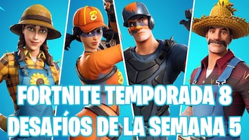 Fortnite Battle Royale: Desaf&iacute;os de la Semana 5 de la Temporada 8