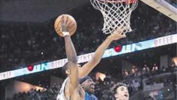 <b>CAYÓ EL CAMPEÓN. </b>Duncan y Ginobili no podrán revalidar anillo.