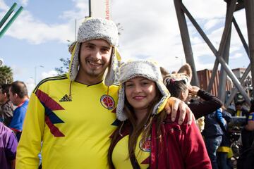 La hinchada de todas las formas demuestra su cariño por esta Selección que aspira a mejorar lo hecho en Brasil 2014