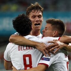 Resumen y goles del República Checa vs Dinamarca de cuartos de la Euro