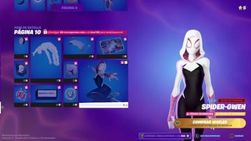 Spider-Gwen está en la Página 10 del Pase de Batalla de Fortnite Temporada 4