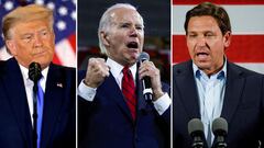 Conoce a los candidatos demócratas y republicanos que se han postulado a la presidencia de los Estados Unidos para 2024: Biden, Trump, DeSantis…